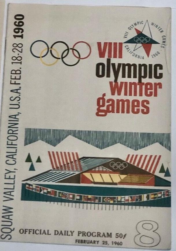 Хоккей. Программа Олимпийские Игры 1960 СССР - ФРГ