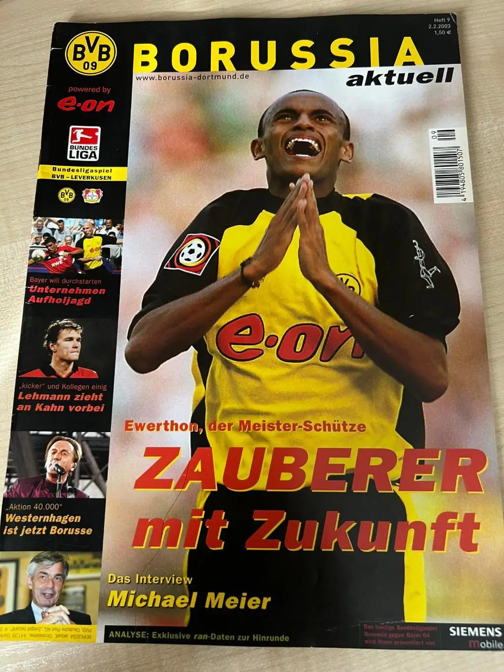 Боруссия Дортмунд - Байер 2002-2003 Германия