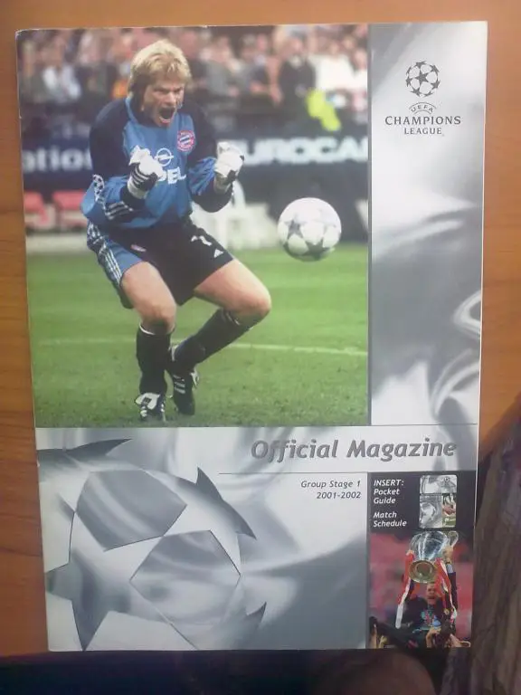 Хэндбук (magazine) Лига Чемпионов 2001-02 Динамо Киев, Спартак