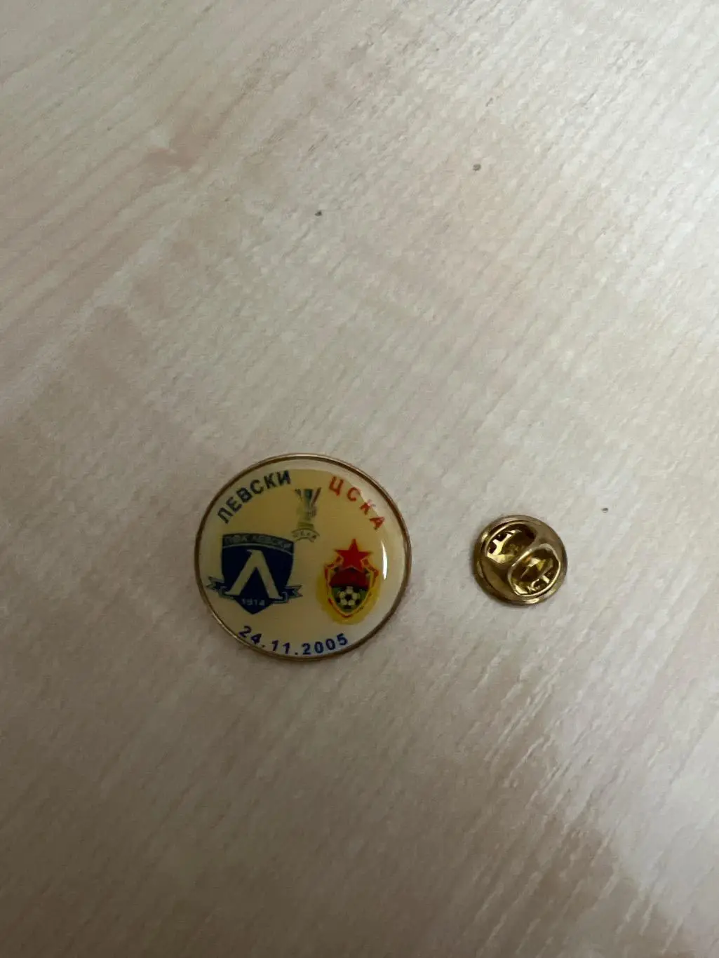 знак Левски Болгария - ЦСКА Москва 2005-2006