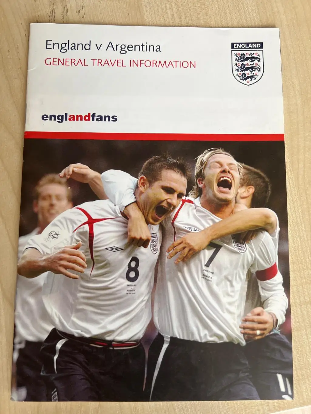 Англия - Аргентина 2005 в Швейцарии