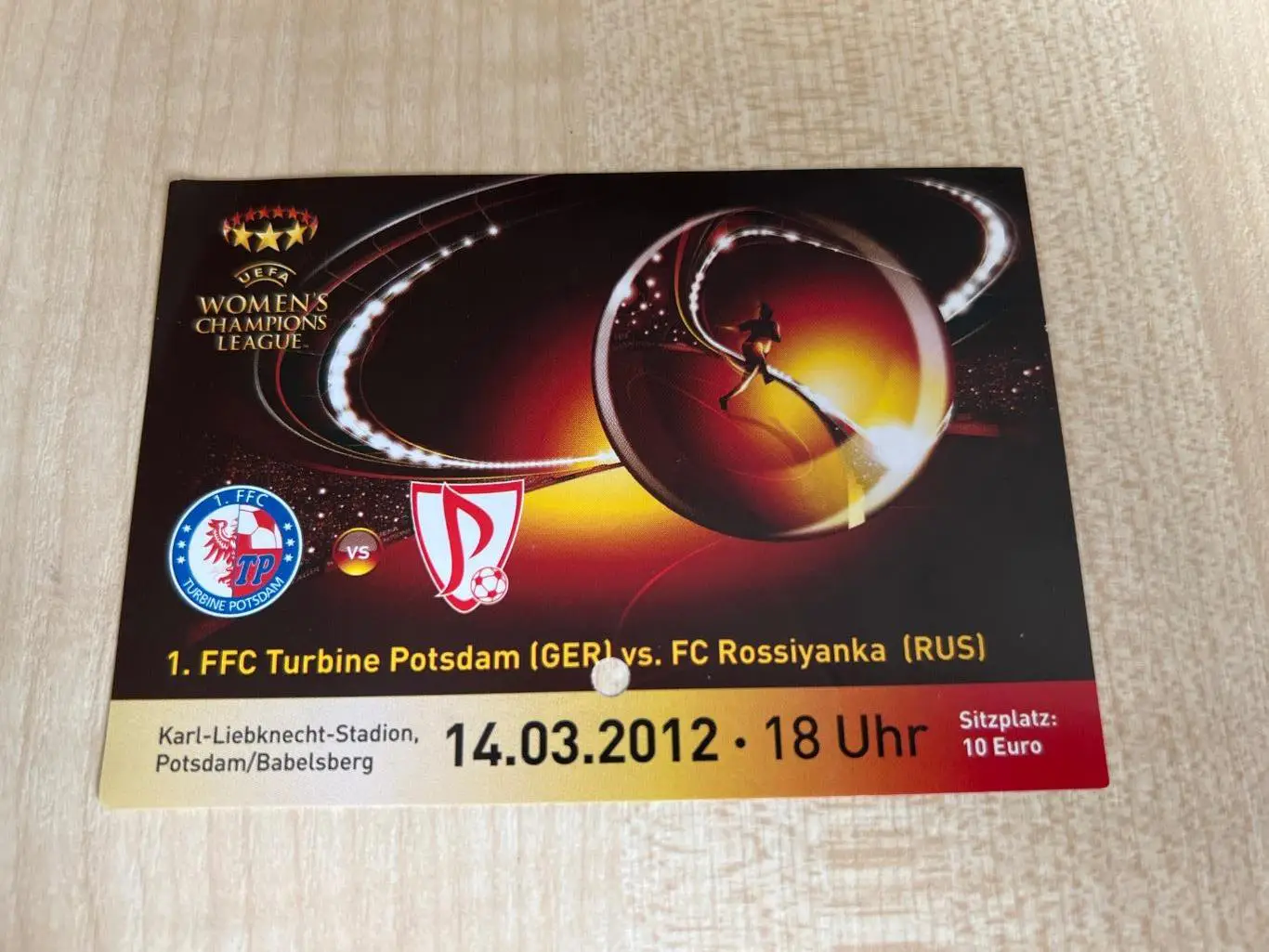 Турбина Германия - Россиянка Россия 2012 женщины