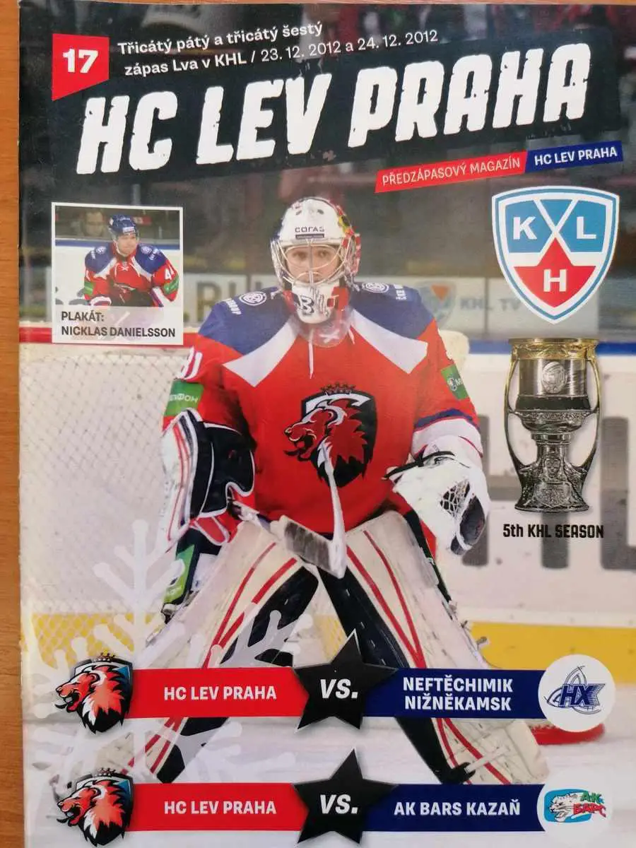 Акция до 20.04. Хоккей. Лев Чехия - Нефтехимик + Ак Барс Казань 2012-2013