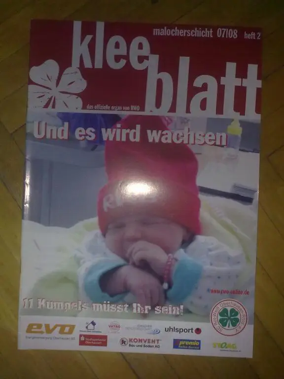 Программа (клубный журнал) из Германии #1