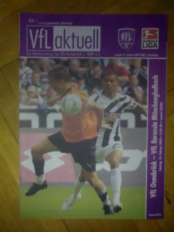 Программа (клубный журнал) из Германии #9