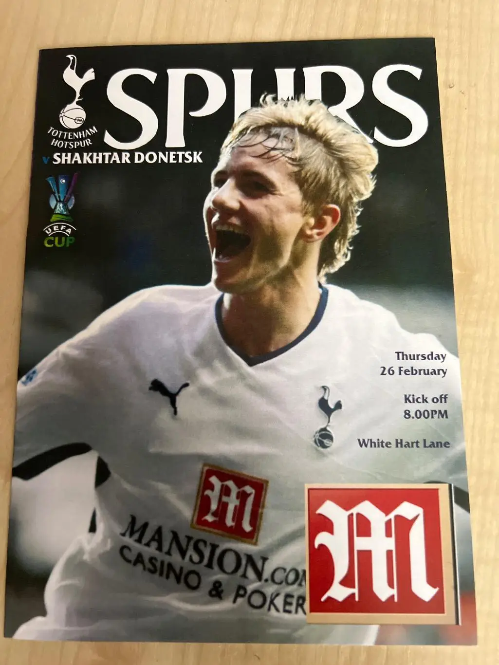 Тоттенхэм Лондон Англия - Шахтер Донецк 2008-2009