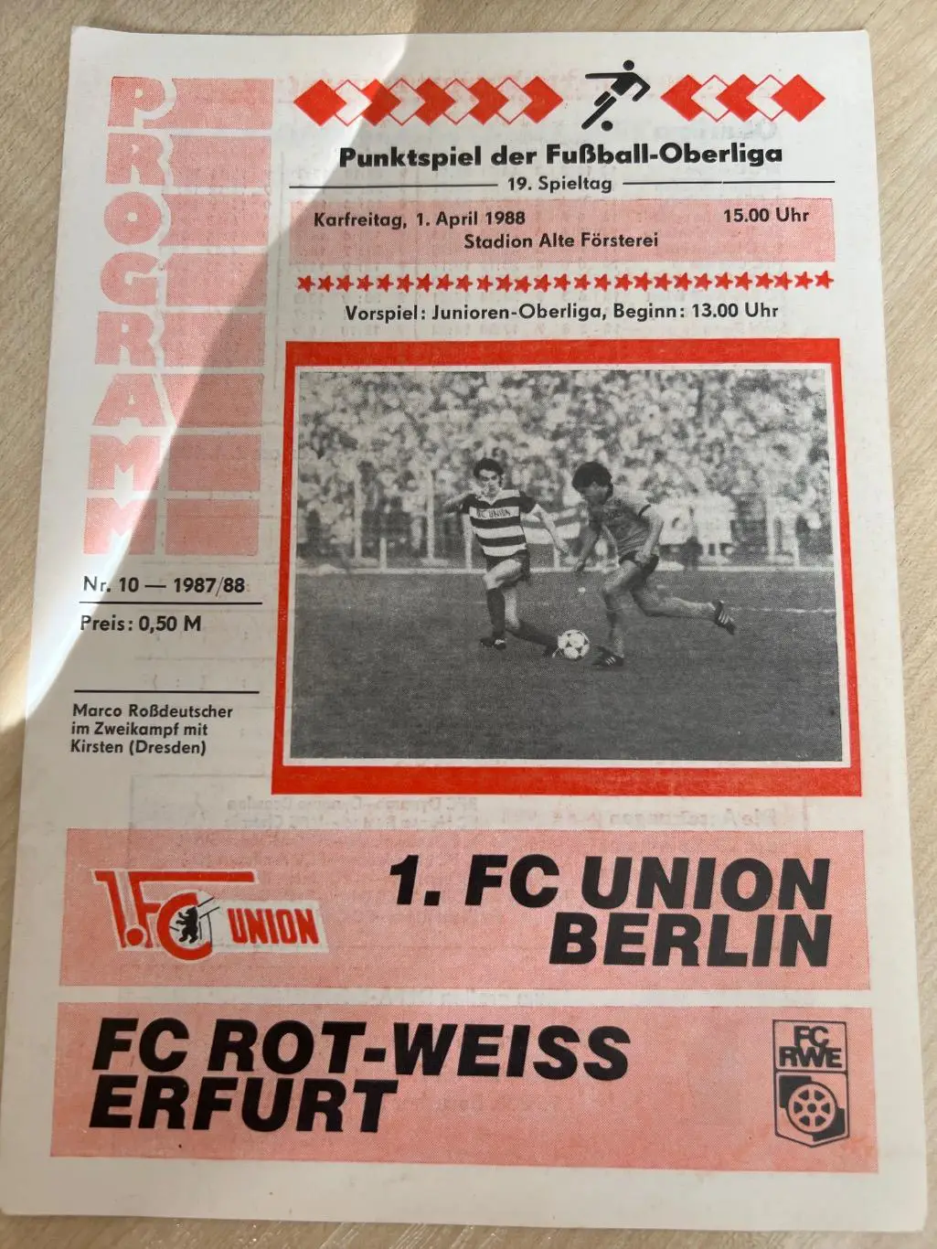 Юнион Берлин - Рот Вайс 1988 Германия