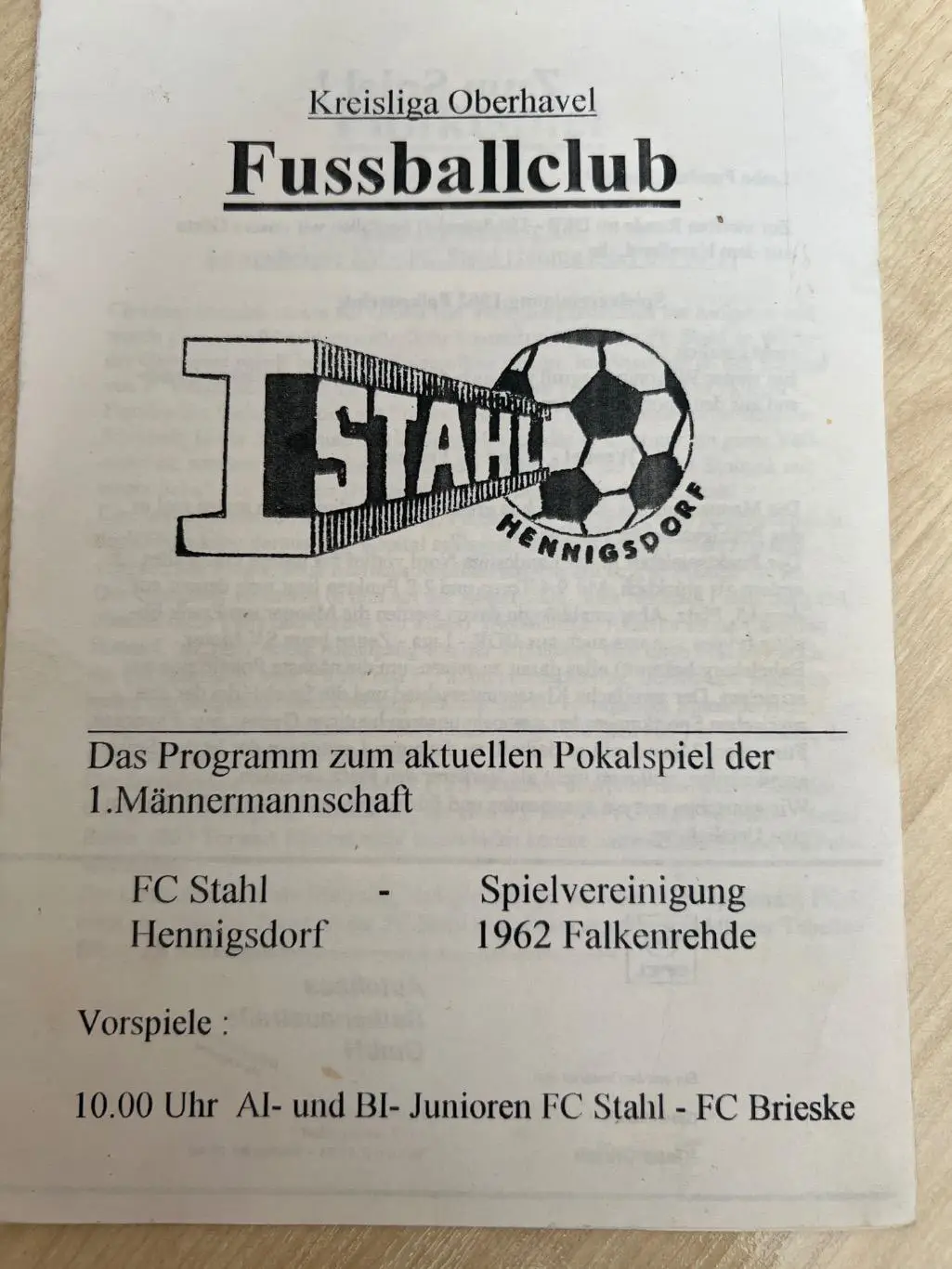 Сталь - Фалкенрехде 1994 Германия