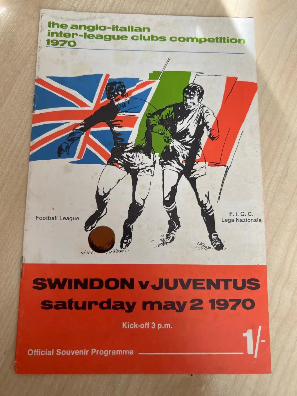 Свиндон Англия - Ювентус Италия 1970 МТМ