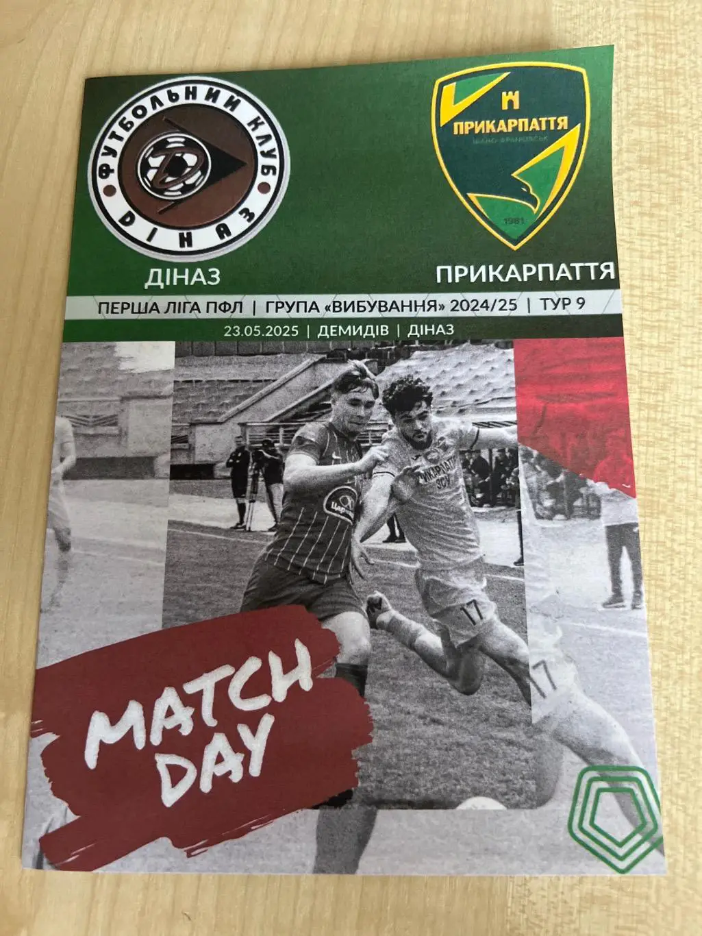 Диназ Вышгород - Прикарпатье Ивано-Франковск 2024-2025