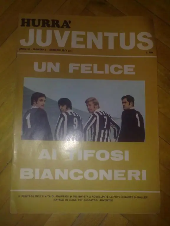 клубный журнал HURRA JUVENTUS (Ювентус) 1971 #1