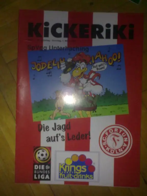 Программа (клубный журнал) из Германии №26