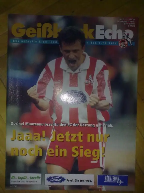 Программа (клубный журнал) из Германии - Кельн №39