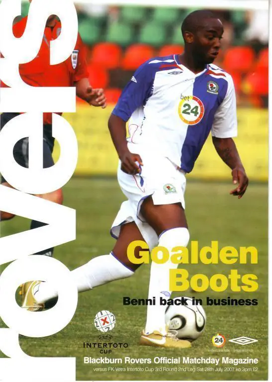 Блэкберн Англия - Ветра Литва 2007 кубок Интертото