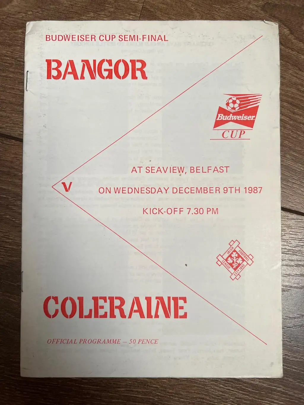 Бангор - Колрейн 1987