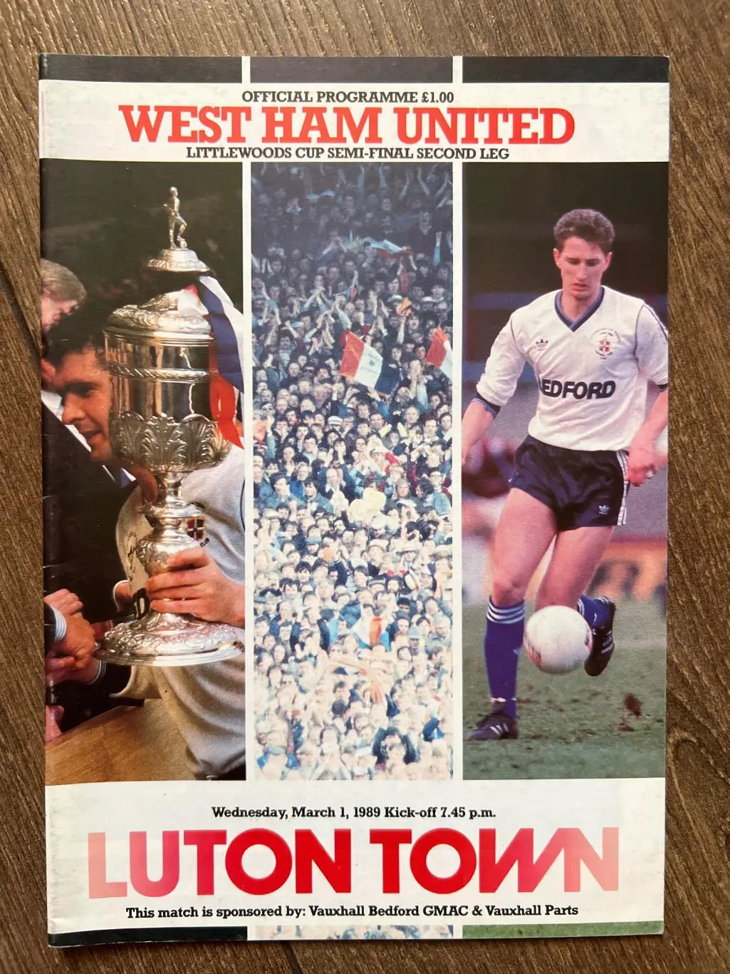 Англия. Вест Хэм - Лутон Таун 1989
