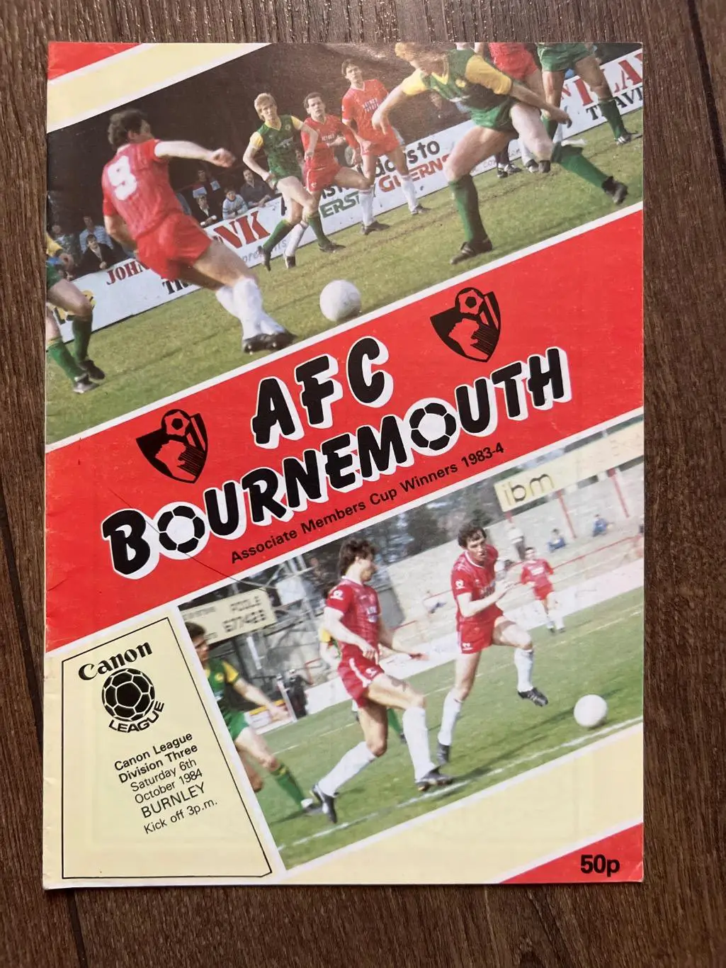 Англия. Борнмут - Бернли 1984