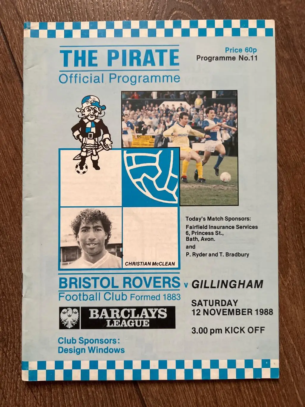 Англия. Бристоль - Джиллингем 1988