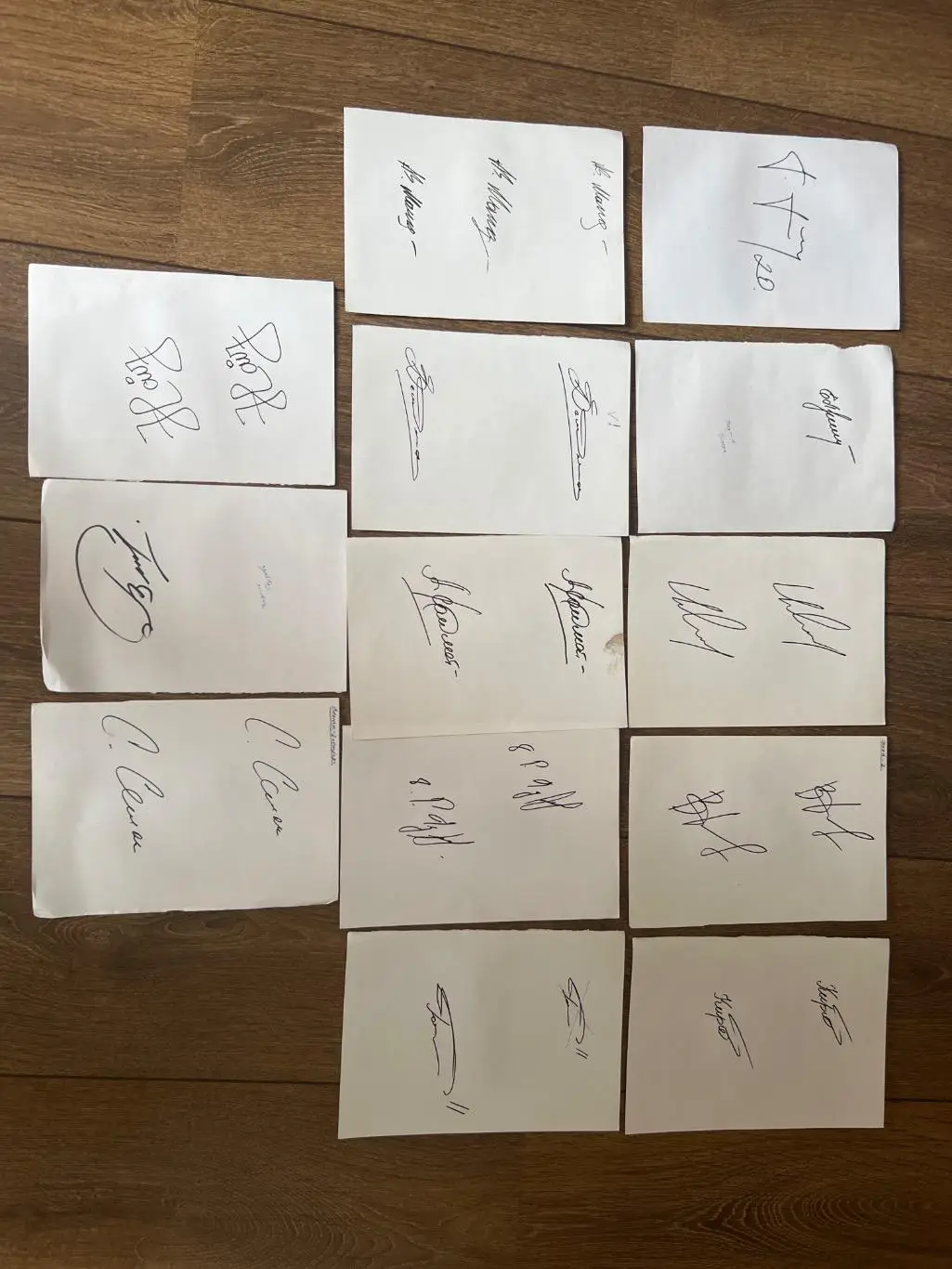 Футбол. Автографы игроков ЦСКА Москва начала 2000х