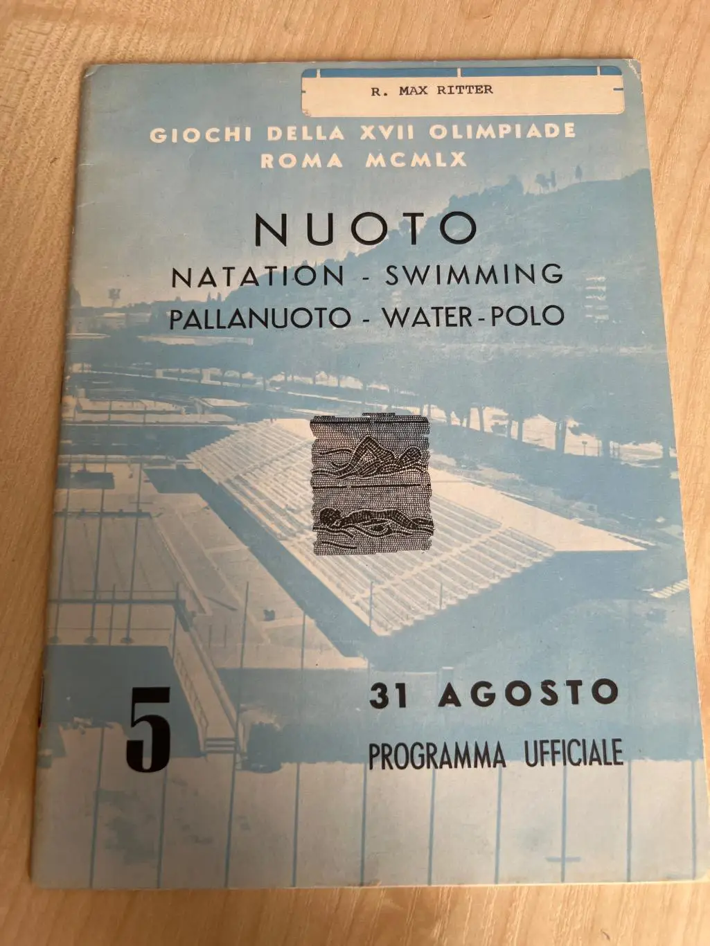 Программа Олимпийские Игры 1960 - водное поло / плаванье