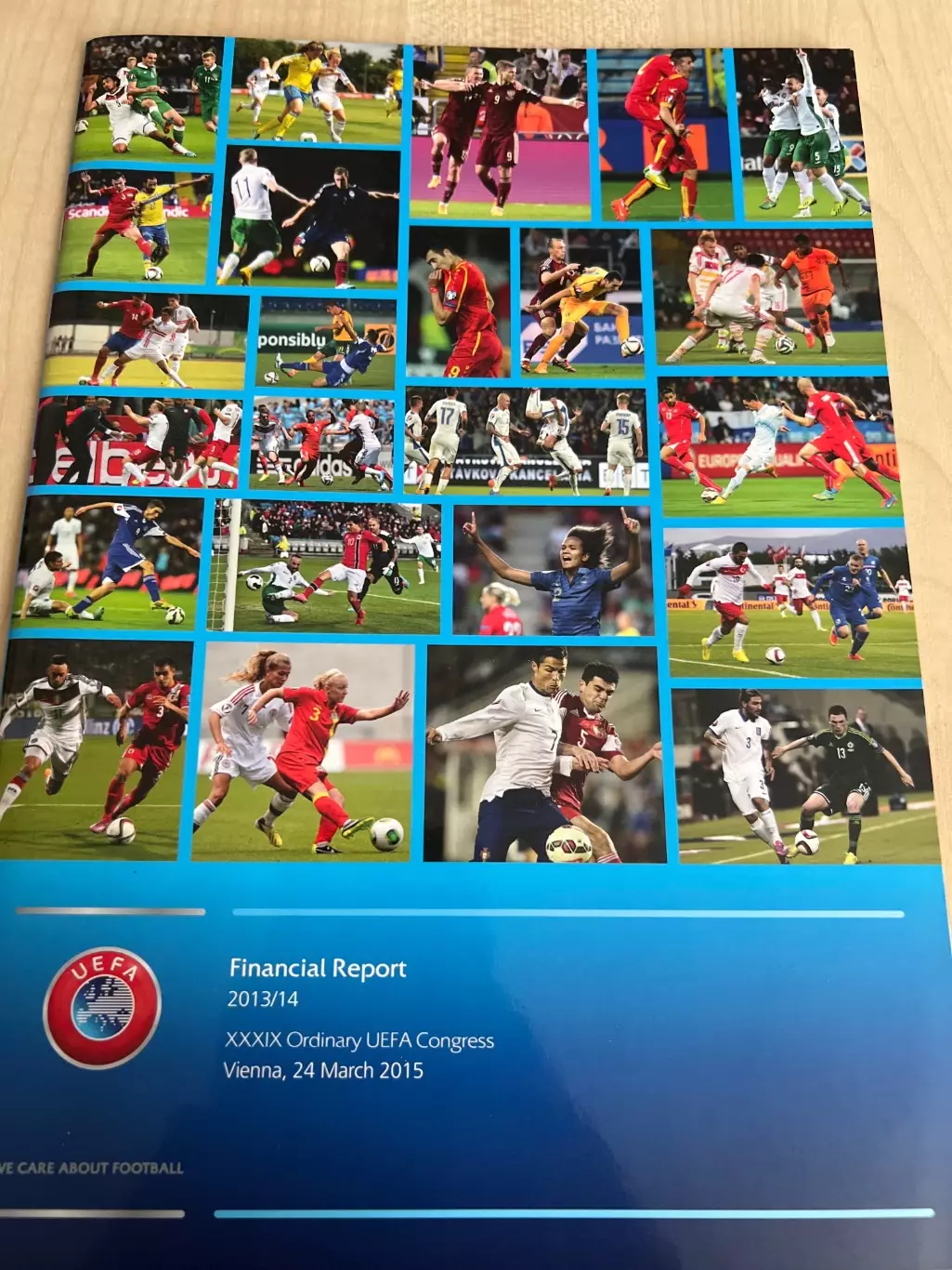 Конгресс УЕФА UEFA 2015 - финансовый отчет