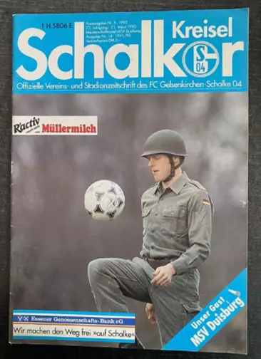 Программа Шальке Германия - Дуйсбург + СССР \ СНГ национальная 1992