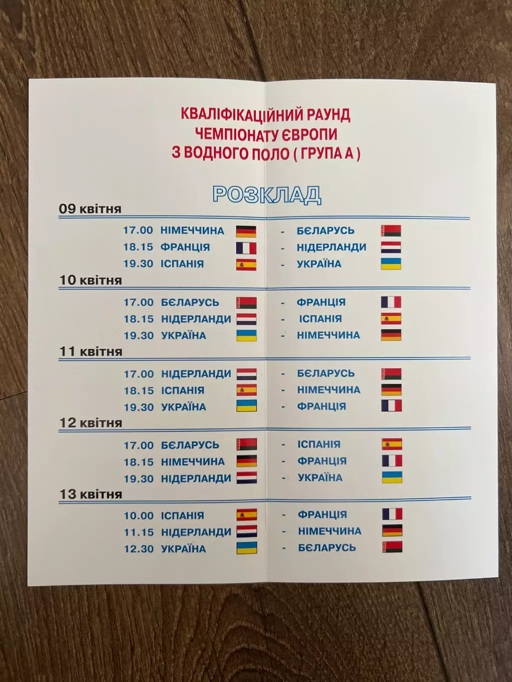 Водное поло. Чемпионат Европы квалификация Киев 2003? 1