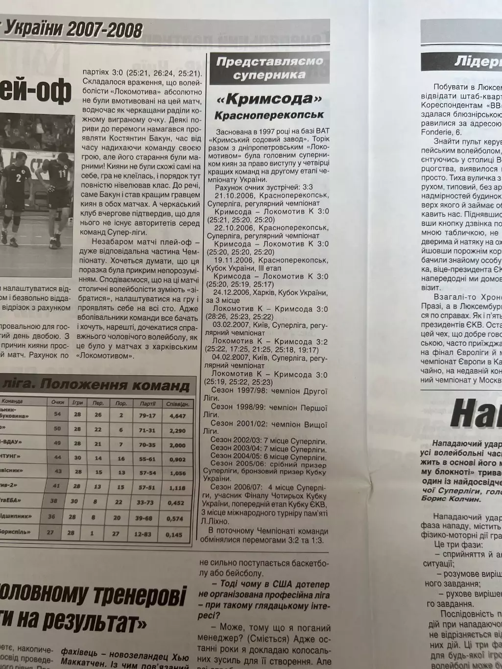 Волейбол. Локомотив Киев - Крымсода 2007-2008 #2 1