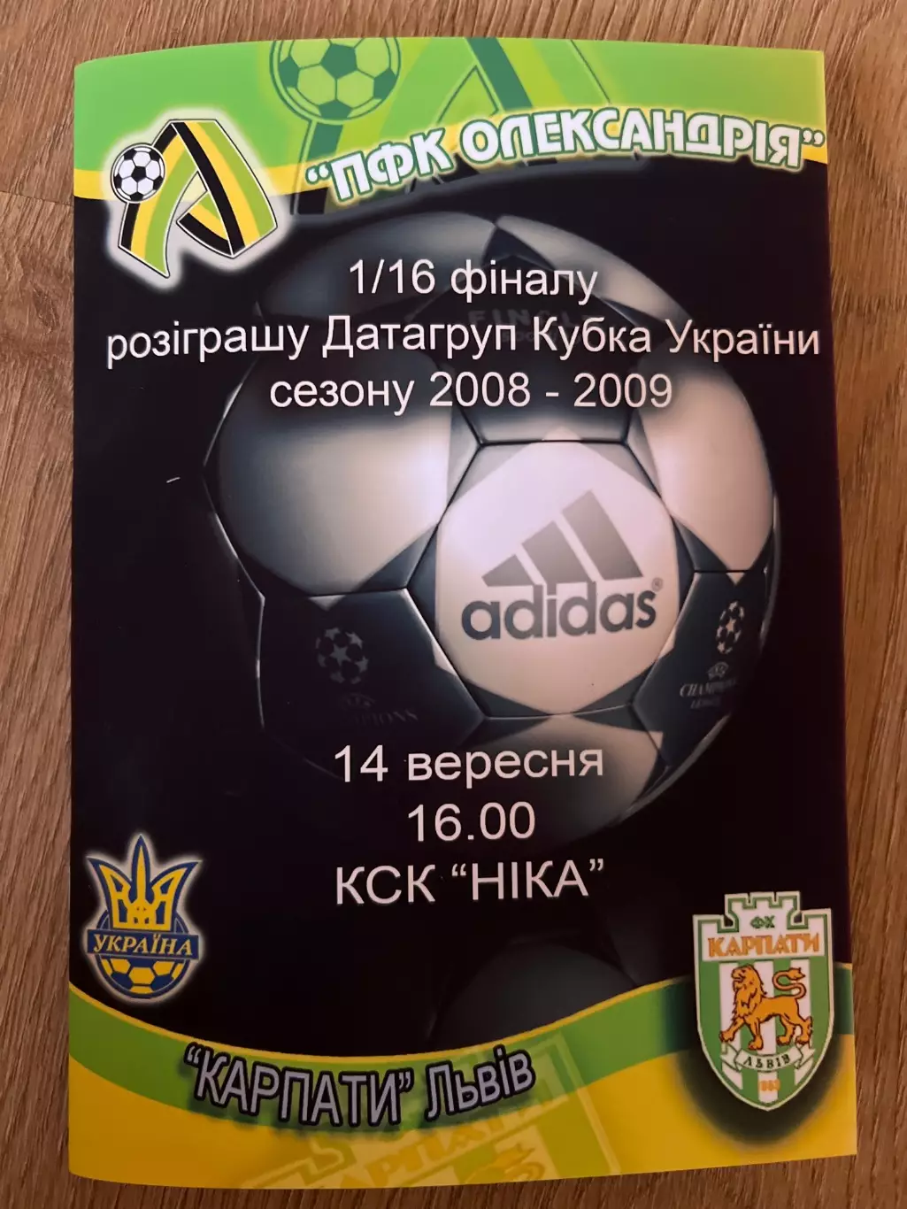 Александрия - Карпаты Львов 2008-2009 кубок