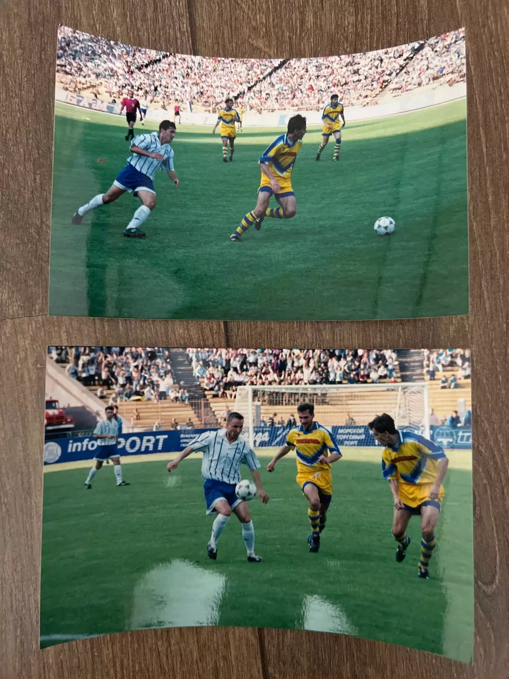 Футбол. фото 2 шт. Динамо Киев - Нива Винница 1996 финал кубок