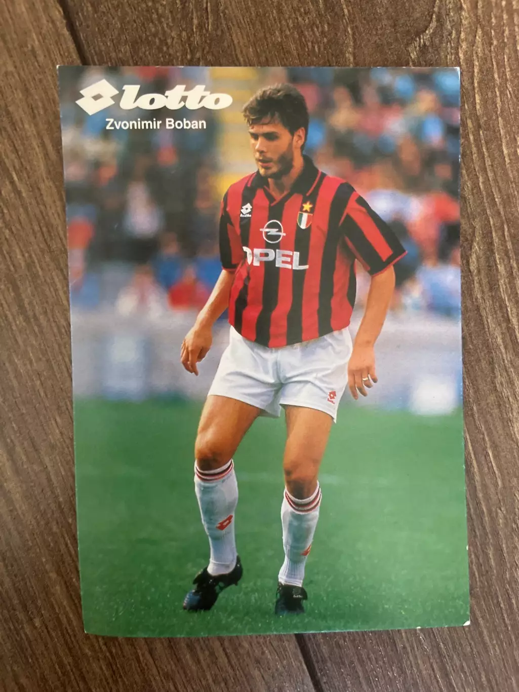 Футбол. открытка Звонимир Бобан Милан Италия