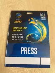 Пропуск 1 Мини-футбол (футзал). Украина, Бельгия, Черногория, Хорватия 2017