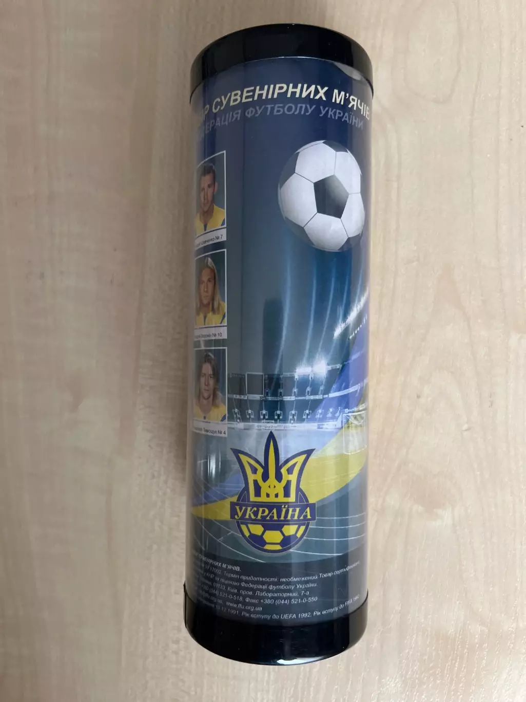 Подарочный набор сувенирных мячей от Федерации Футбола Украины ФФУ УАФ