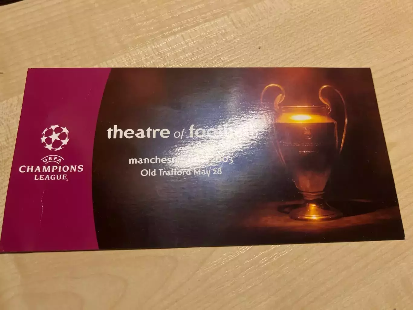 Открытка Ювентус Италия - Милан Италия 2003 ФИНАЛ Лига Чемпионов