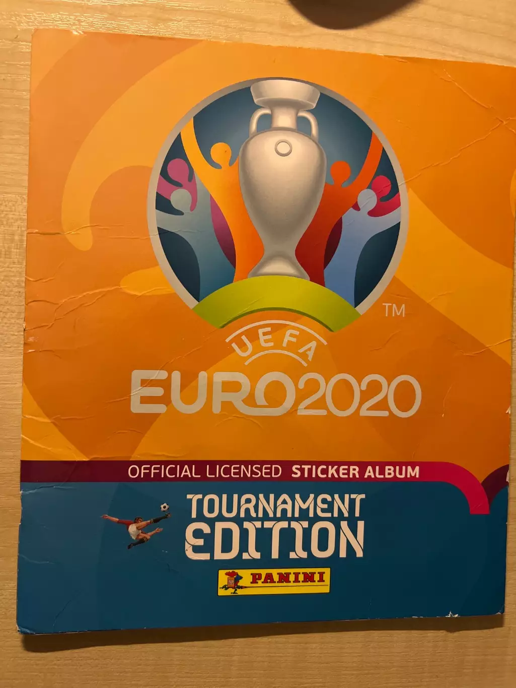 Журнал альбом Панини (PANINI) Чемпионат Европы ЕВРО 2020 (+ 6 наклеек)