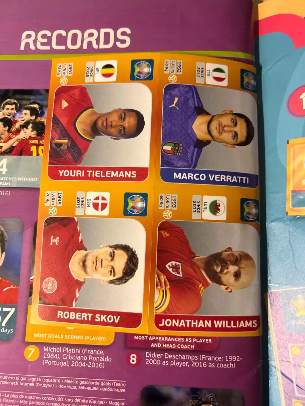 Журнал альбом Панини (PANINI) Чемпионат Европы ЕВРО 2020 (+ 6 наклеек) 2