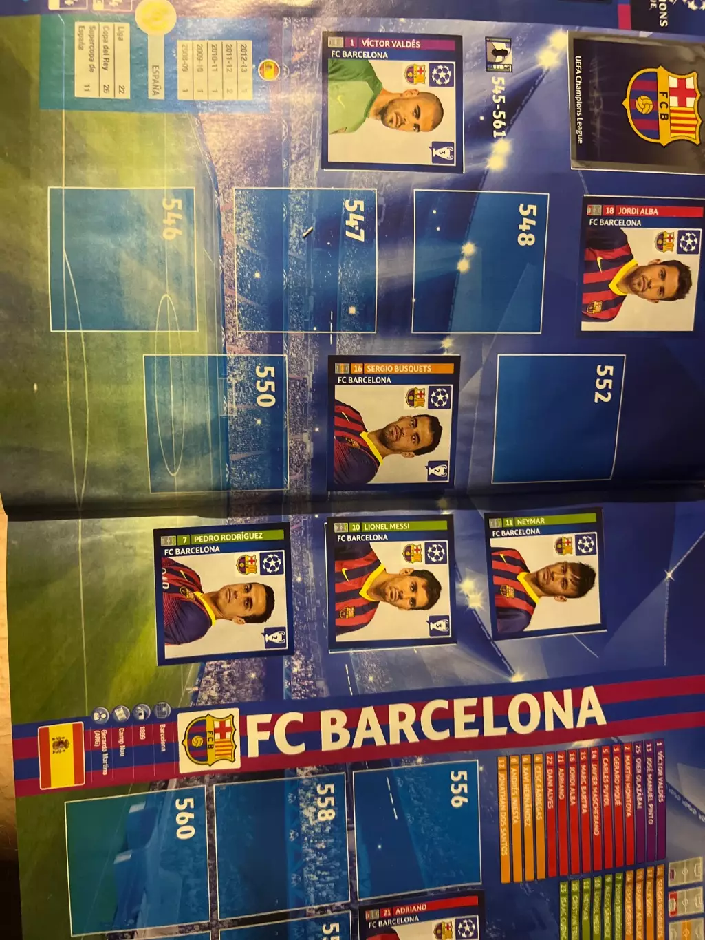 Журнал альбом Панини (PANINI) Лига Чемпионов 2013-2014 (есть 235 из 629) 2