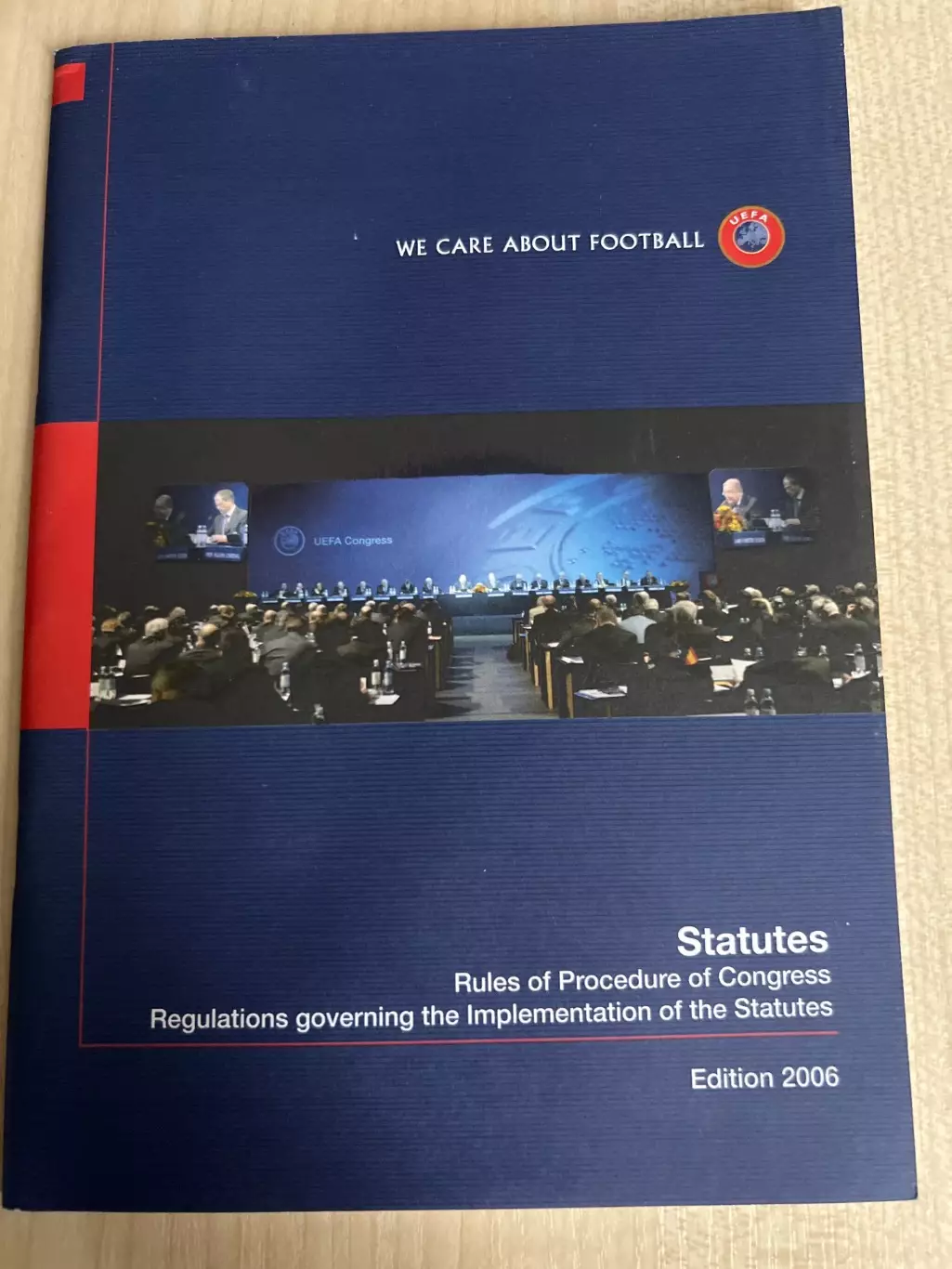 Футбол. Буклет - правила конгресс/устав UEFA (2006)