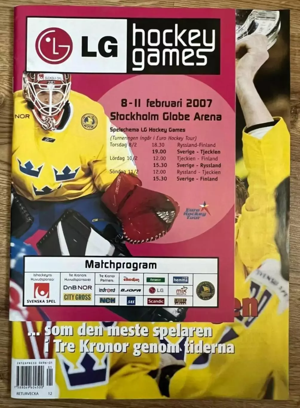 Хоккей. Турнир в Швеции 2007 Россия сборная