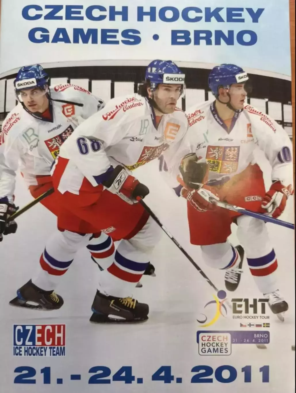 Хоккей. Программа Турнир в Чехии 2011 (Россия сборная)