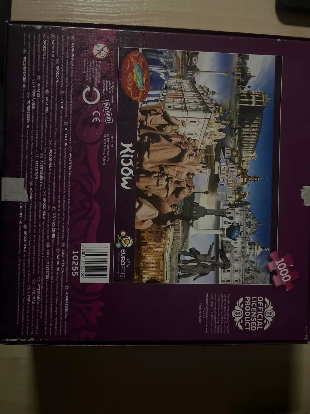 Набор пазл пазлы ЕВРО 2012 EURO Киев - 1000шт 1