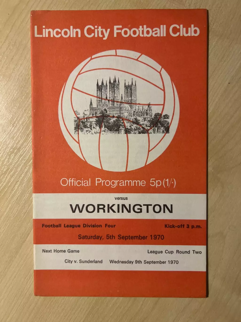 Линкольн Сити - Воркингтон 1970 Англия