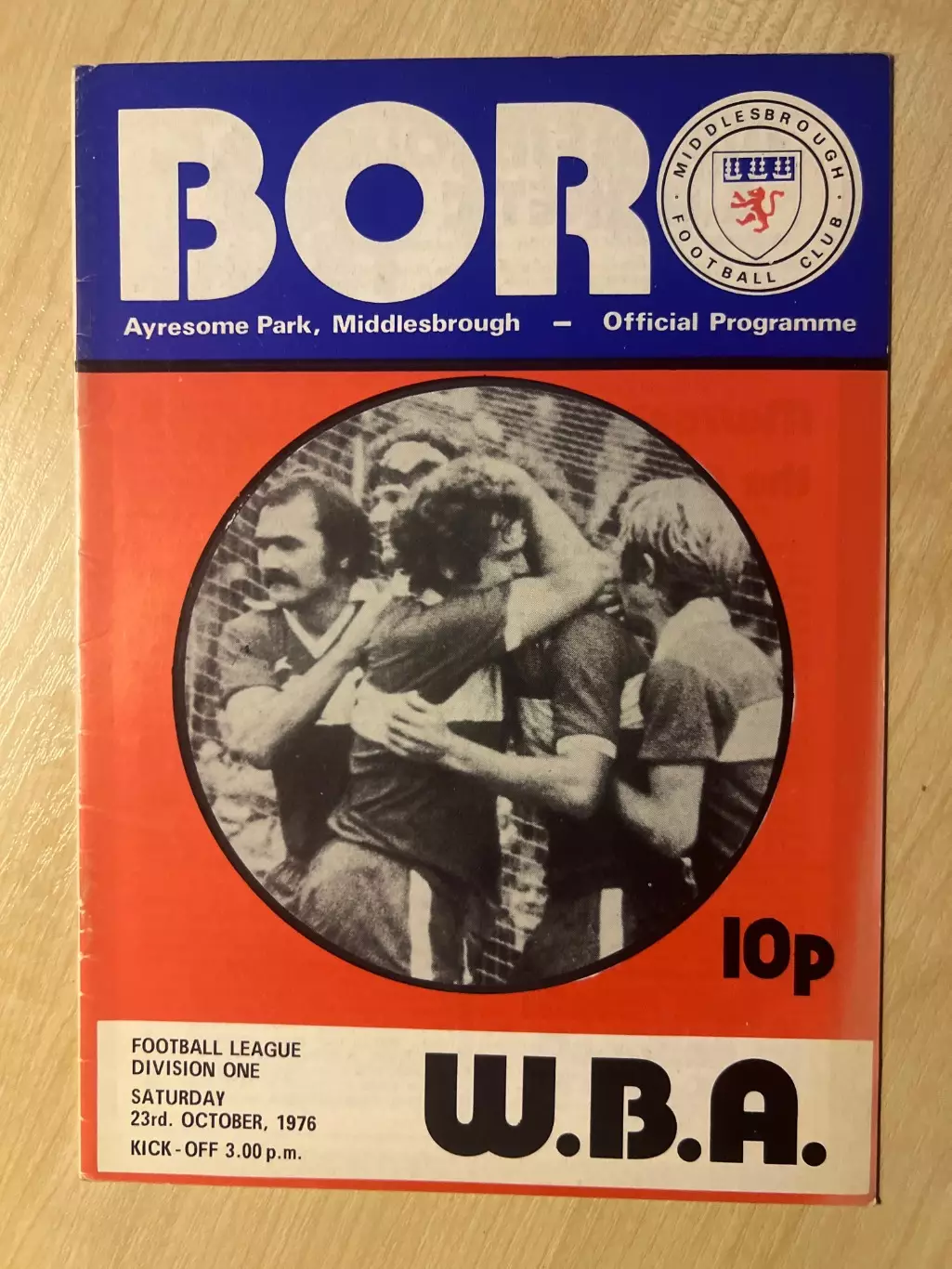 Мидлсбро - Вест Бромвич 1976 Англия