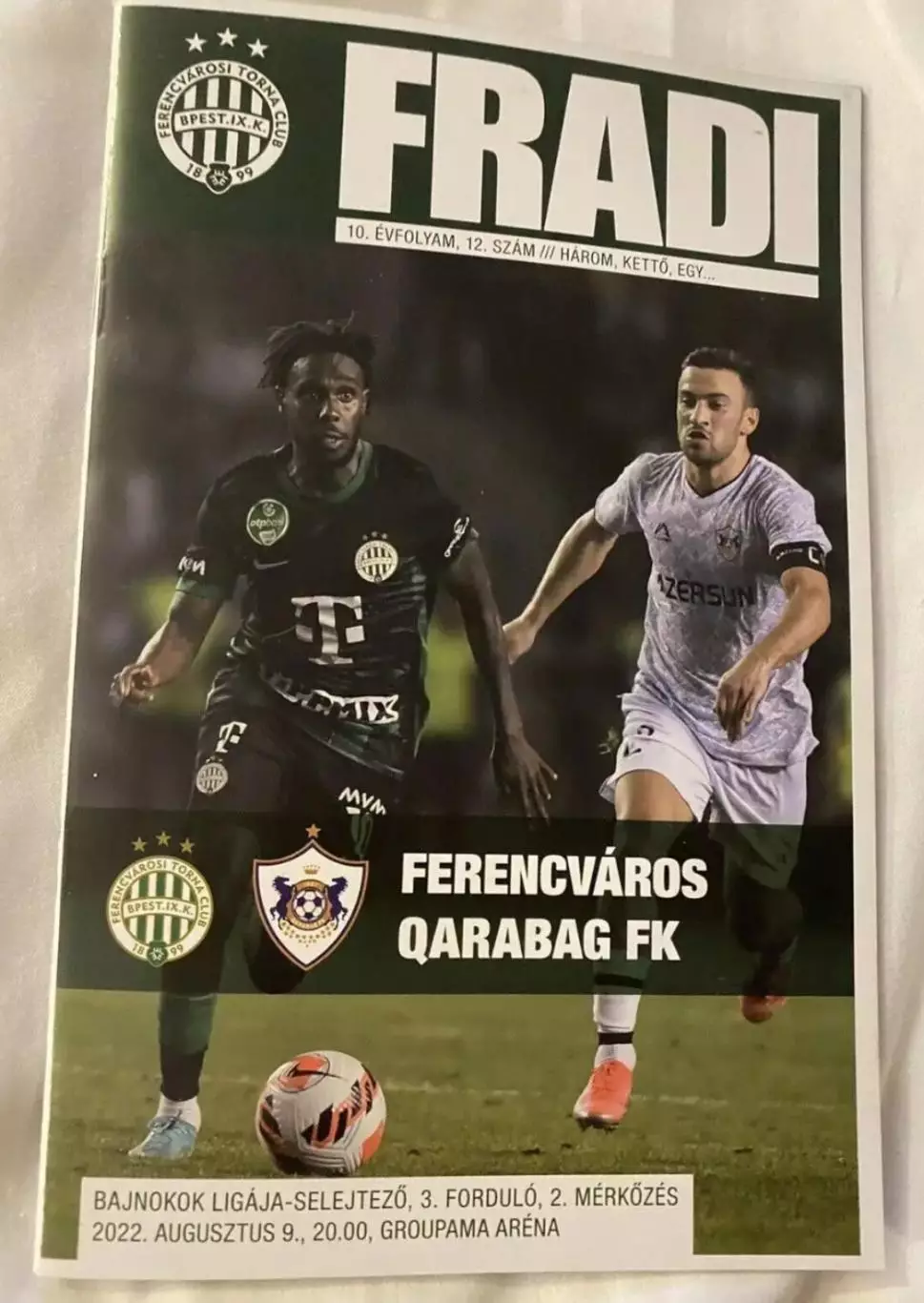 Ференцварош Венгрия - КАРАБАХ Агдам Азербайджан 2022-2023