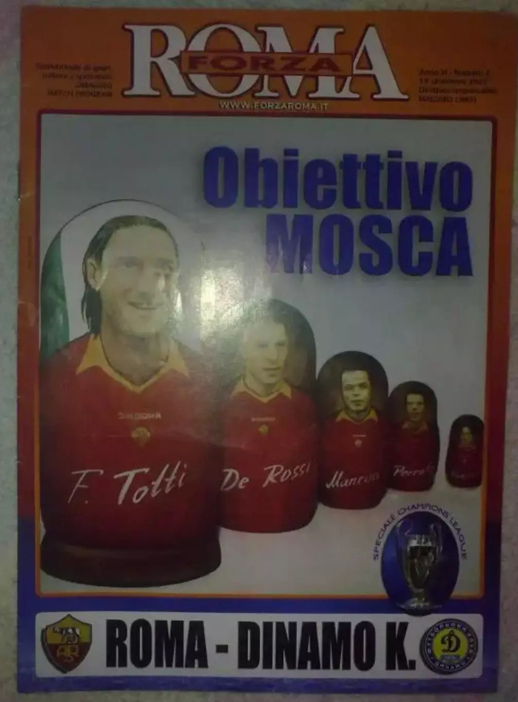 Рома Италия - Динамо Киев 2007-2008