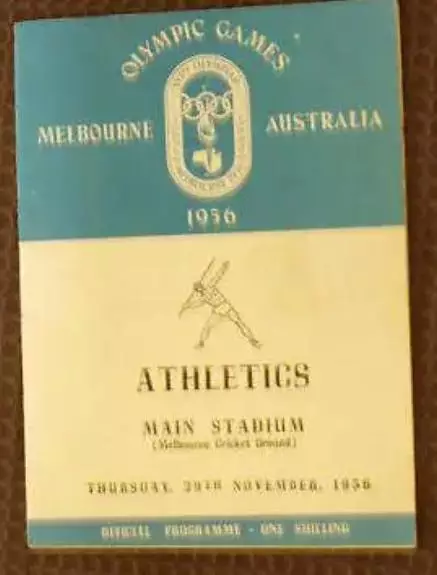 Программа Олимпийские Игры 1956 - Легкая Атлетика №1