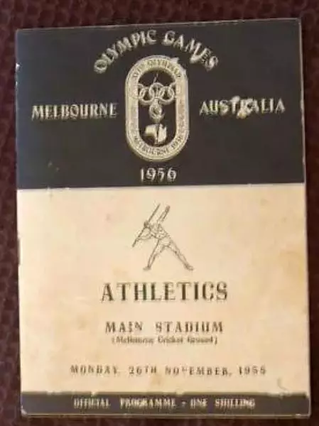 Программа Олимпийские Игры 1956 - Легкая Атлетика №4