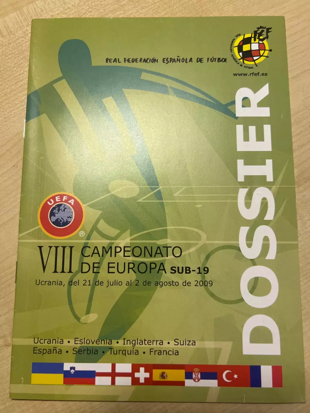 Чемпионат Европы U-19 Украина 2009 (издание Испания)