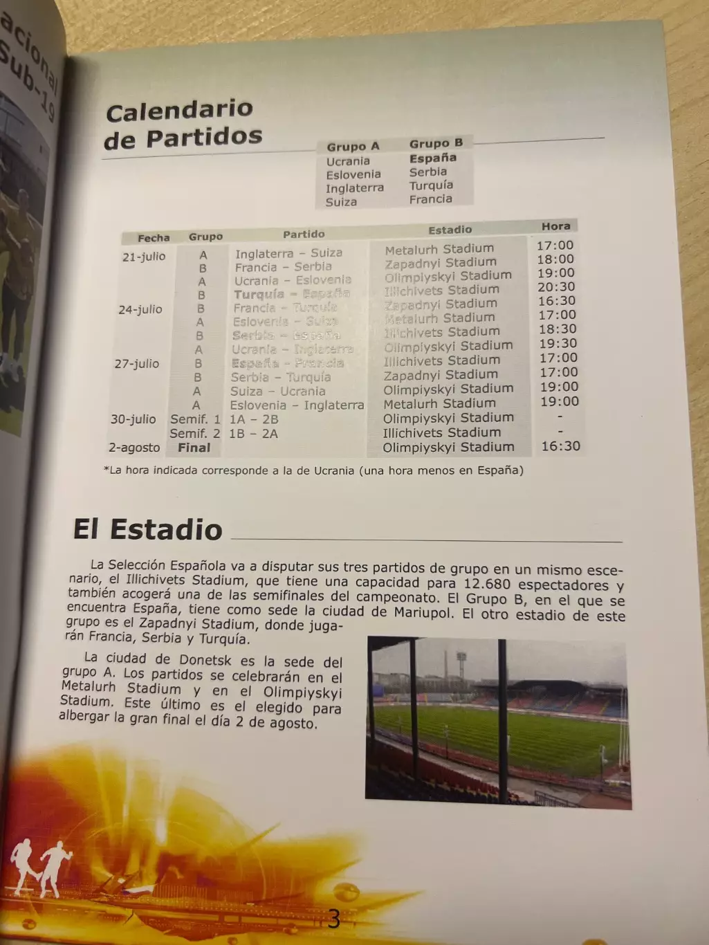 Чемпионат Европы U-19 Украина 2009 (издание Испания) 1