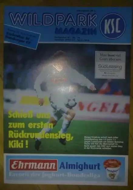 Программа (клубный журнал) из Германии - Карлсруэ №42